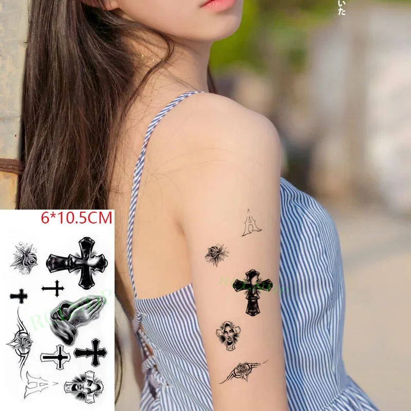 Waterproof Temporary Tattoo Sticker Sexy Girl Medusa Snake Hair Arm Hand Back Leg Art Flash Tatoo Fake Tatto for Women Men