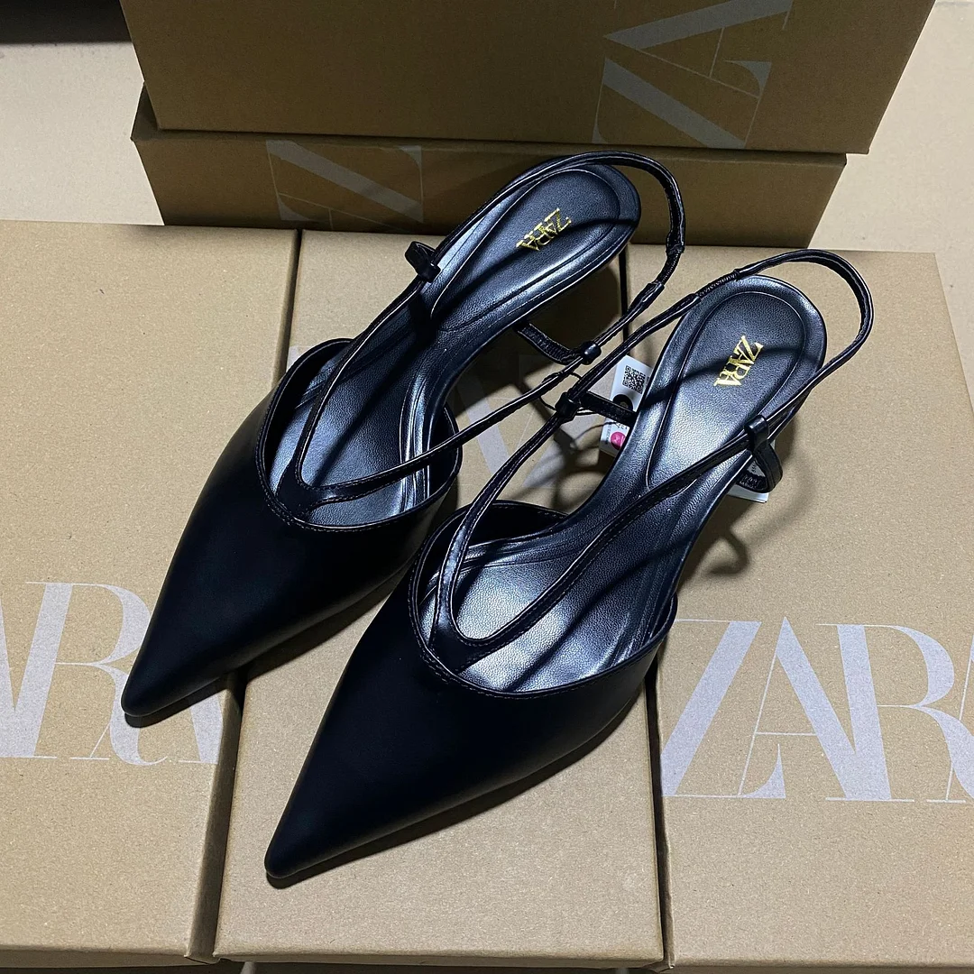 Breakj Breakj Spring New Feel Sandals Women Wear French Evening Fairy Style Sharp Single Shoes In Summer