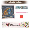 Diamond Painting -DIY Round Drill Winter Leaves(40x40cm)