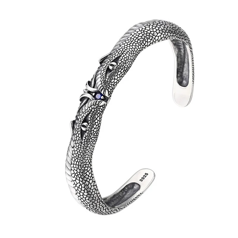 925 Silver Vintage Glutton Adjustable Bracelet