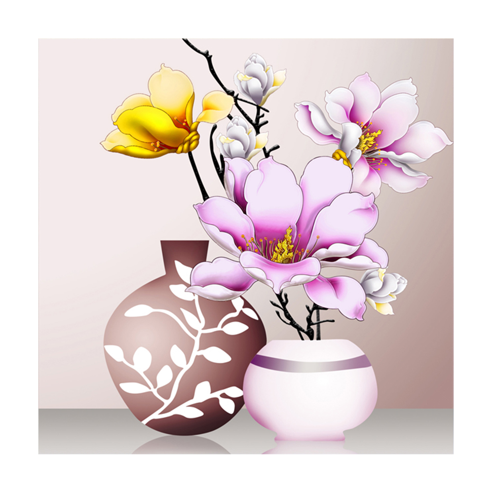 

Flower - 11CT Stamped Cross Stitch - 45*45CM, 501 Original