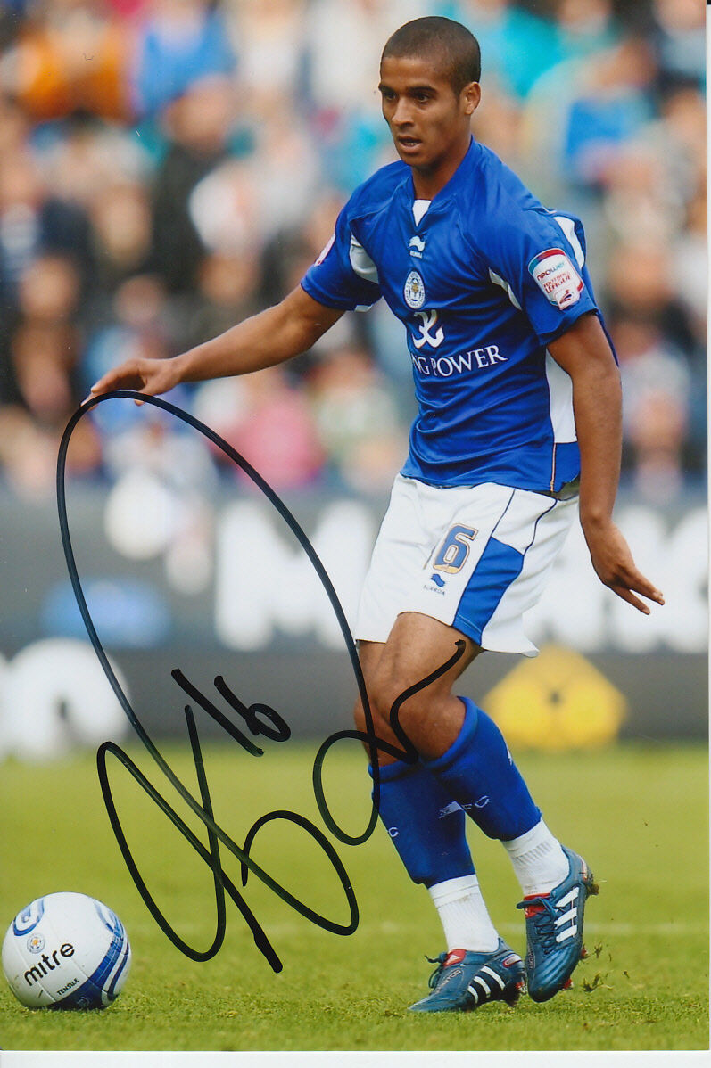 LEICESTER CITY HAND SIGNED KYLE NAUGHTON 6X4 Photo Poster painting 3.