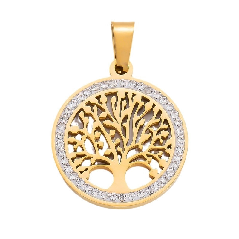 1 Piece 304 Stainless Steel Devil’s Eye Conch Heart Shape Jewelry Accessories Pendant