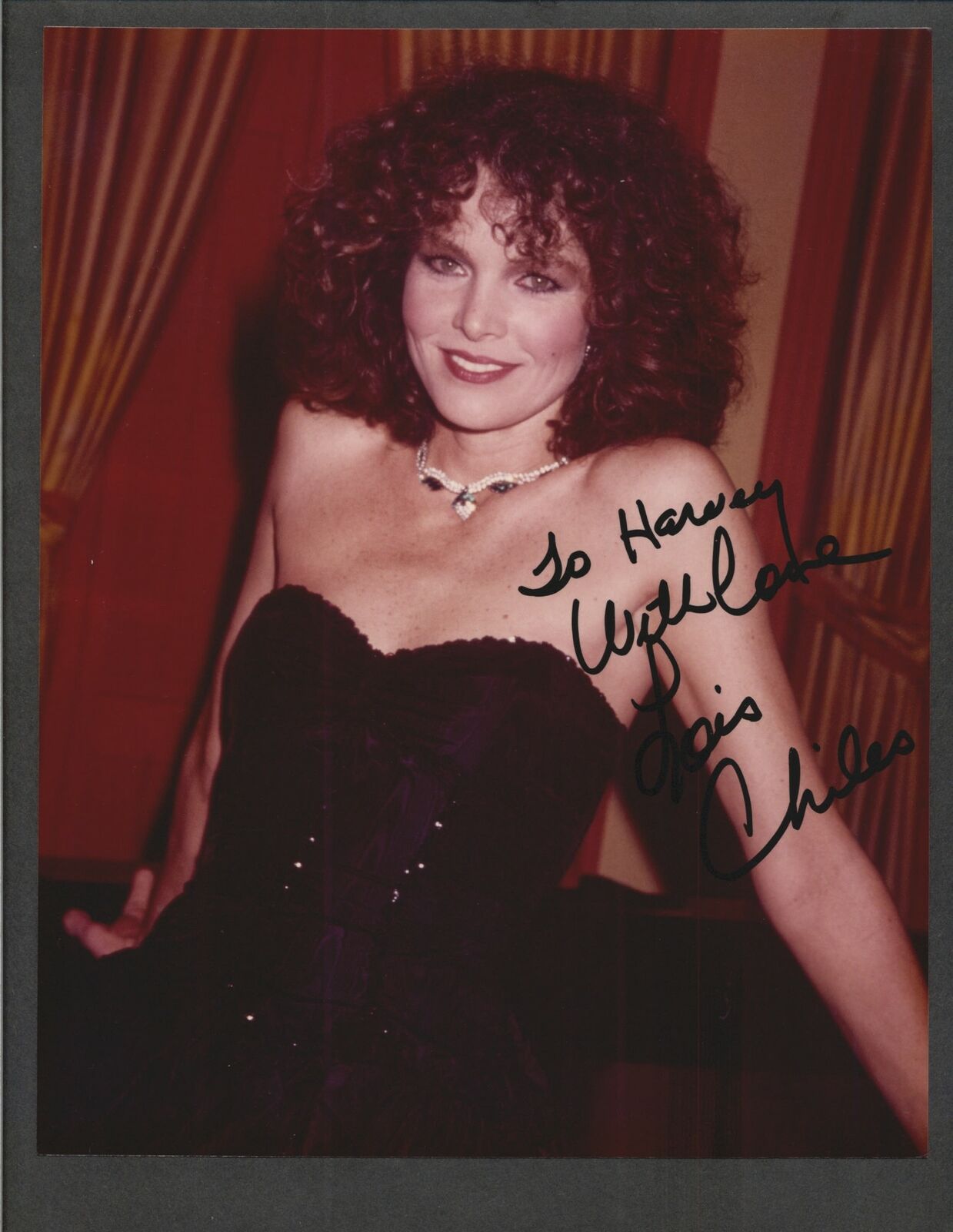 Lois Chiles - Signed Autograph Color 8x10 Photo Poster painting - Dallas