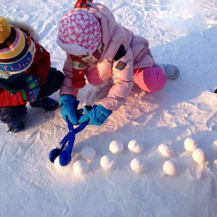 Moule à Boules De Neige En Forme De Chat - Jouet D'extérieur Pour Enfants Et Adultes, Pour Batailles De Neige Ou Sable | Couleur Aléatoire