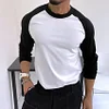  Men's Stylish Raglan Sleeve T-Shirt - Perfect for Casual and Sporty Looks by Inlyline