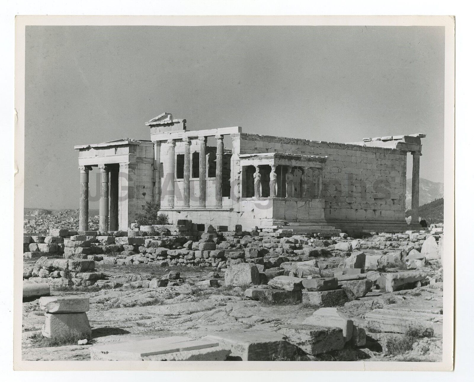 Greek History - The Acropolis of Athens - Vintage 8x10 Photo Poster paintinggraph