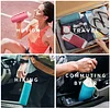 Special foldable water bottle cup with anti-leak valve and reusable BPA-free silicone collapsible travel water bottle cup for gym, camping, hiking, travel, sports, lightweight and durable
