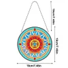 Suncatcher Mandala Diamond Painting Hanging Pendants for Kid Adults DIY Craft