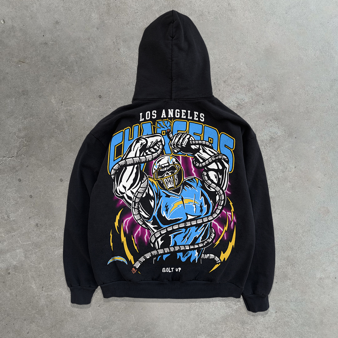 Los Angeles football print hoodie