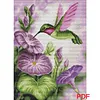 (PDF Pattern) Hummingbird 11CT PDF Cross Stitch Pattern Instant Digital Download Counted Printable 14.17x18.11inch