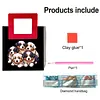 DIY 5D Diamond Art Painting Handbag with Round Handle Diamond Painting Kit Handbag Diamond Painting Bag for Women Casual Shopping Travel Daily Use