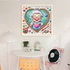 Cute Grandma Loves Sewing-11CT Stamped Cross Stitch 45*45cm/17.72*17.72in