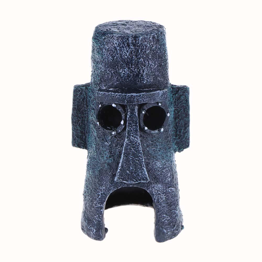 

Aquarium Landscaping Decoration Human Face Aquatic Fish Tank Home Ornament, 501 Original