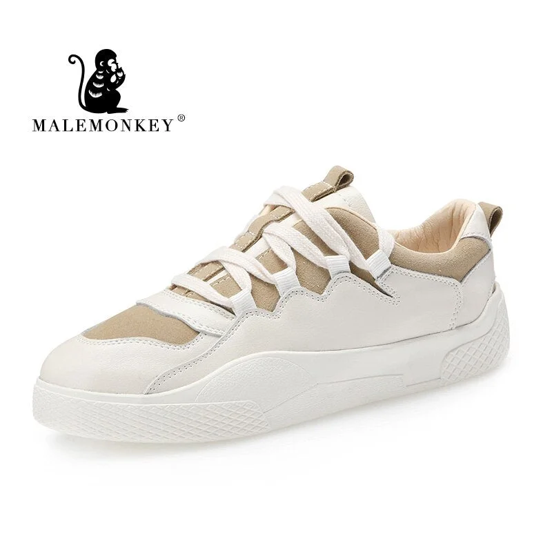 Casual Shoes Women White Flat Shoes 2021 Spring Autumn Fashion Outdoor Round Toe Lace up Breathable Comfortable Female Shoes