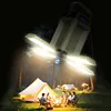 Solar Foldable Camping Light Rechargeable Portable Flashlight Hanging Tent Light
