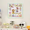 Lion Girl-14CT Stamped Cross Stitch Egyptian Cotton 30*30cm/11.81*11.81in