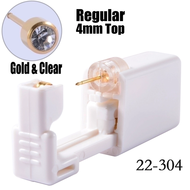 Classic Style Geometric 316 Stainless Steel Rhinestones 24K Gold Plated Unisex Earrings Ear Studs