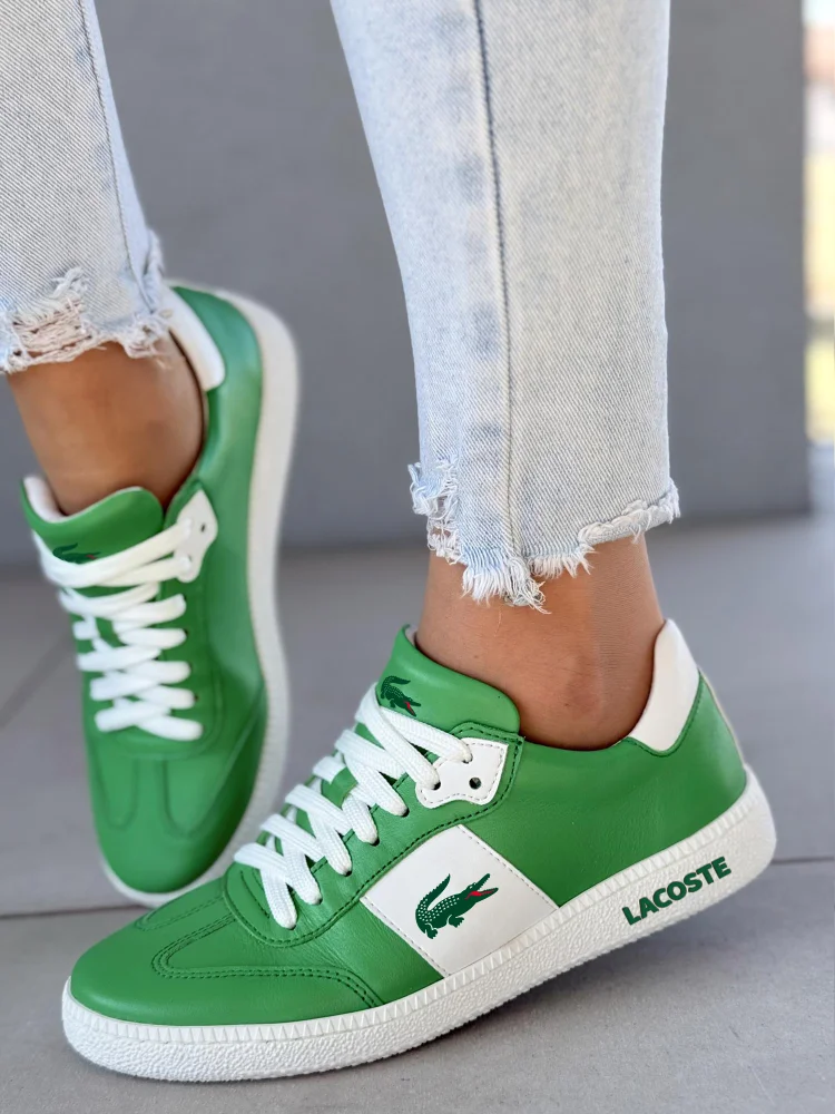 LACOSTE® 2025 Sneakersy ze skóry naturalnej, Polskiej produkcji