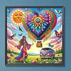 Kits sp&eacute;ciaux de peinture diamant en forme de per&ccedil;age partiel 5D pour adultes en forme de d&eacute;coque int&eacute;rieure 11,81 x 11,81 pouces