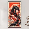 Hanfu Girl-11CT Stamped Cross Stitch 40*80cm/15.75*31.5in (Big Size)