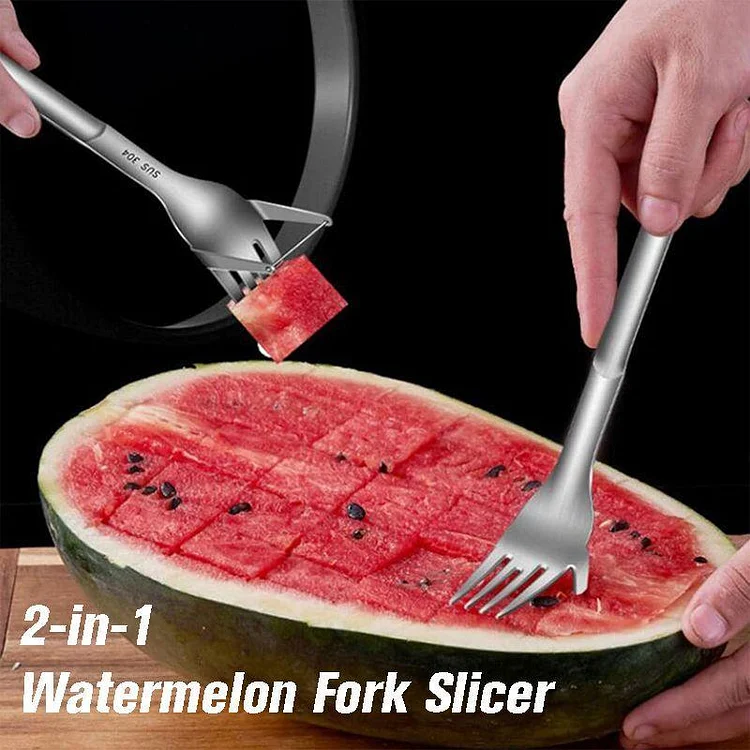 2-in-1 Watermelon Fork Slicer(2 Pcs)