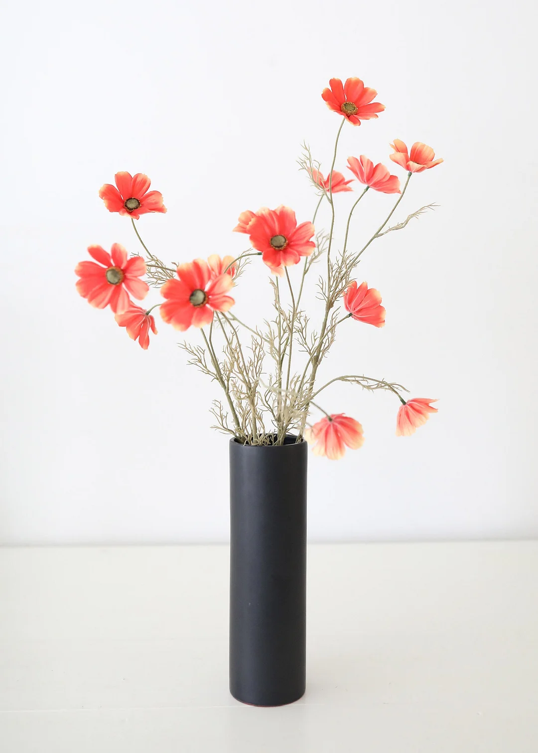 Coral Sunset Artificial Cosmos Wildflowers - 30"