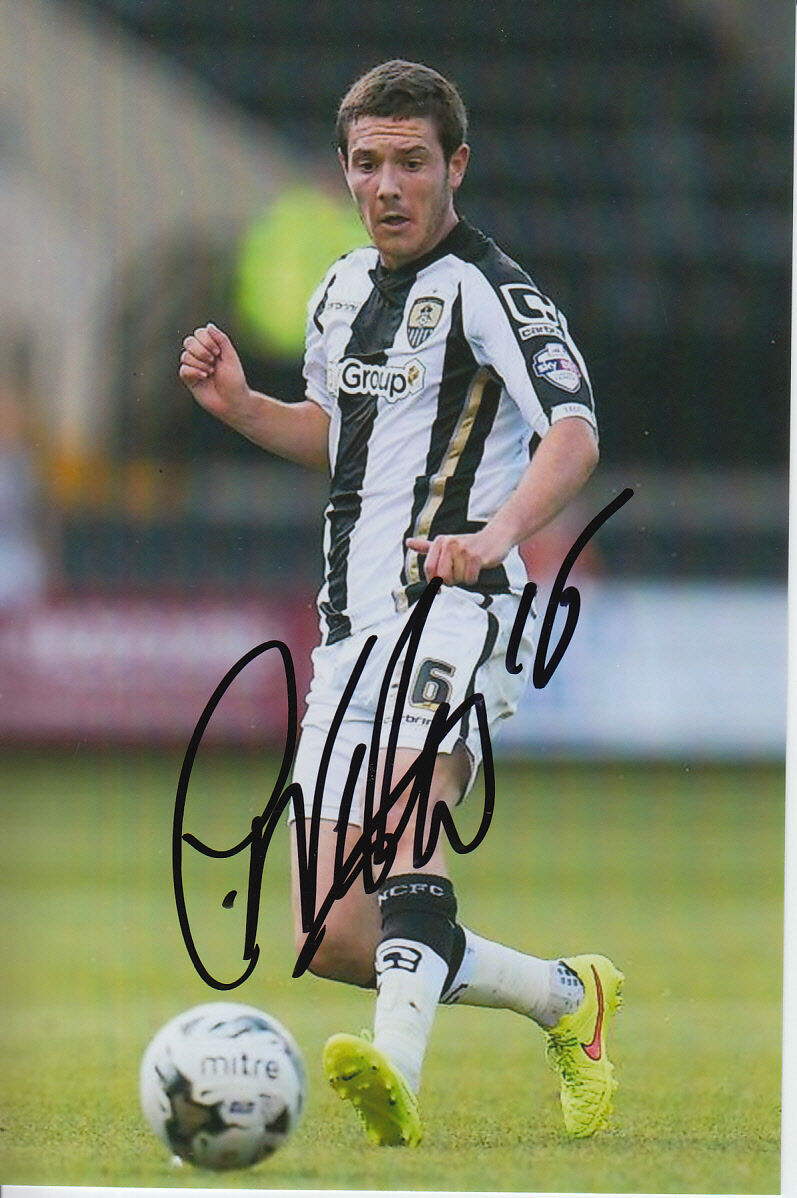 NOTTS COUNTY HAND SIGNED LIAM NOBLE 6X4 Photo Poster painting 9.