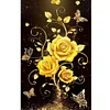Rose - runder Bohrer Diamantmalerei - 40 * 60cm (große Größe)