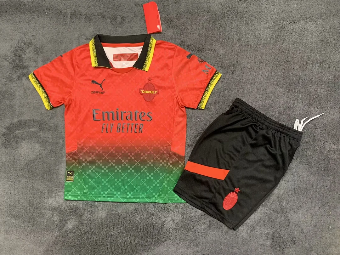 2024/2025 AC Milan Special Edition Kids Kit Football jersey 1:1