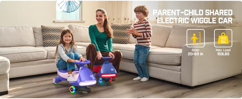 Product Introduction of FanttikRide N7 Electric Wiggle Car with Pedal, Ride on Toy 1
