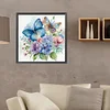 Diamond Painting-DIY Crystal Rhinestone Flower Butterfly(40x40cm)