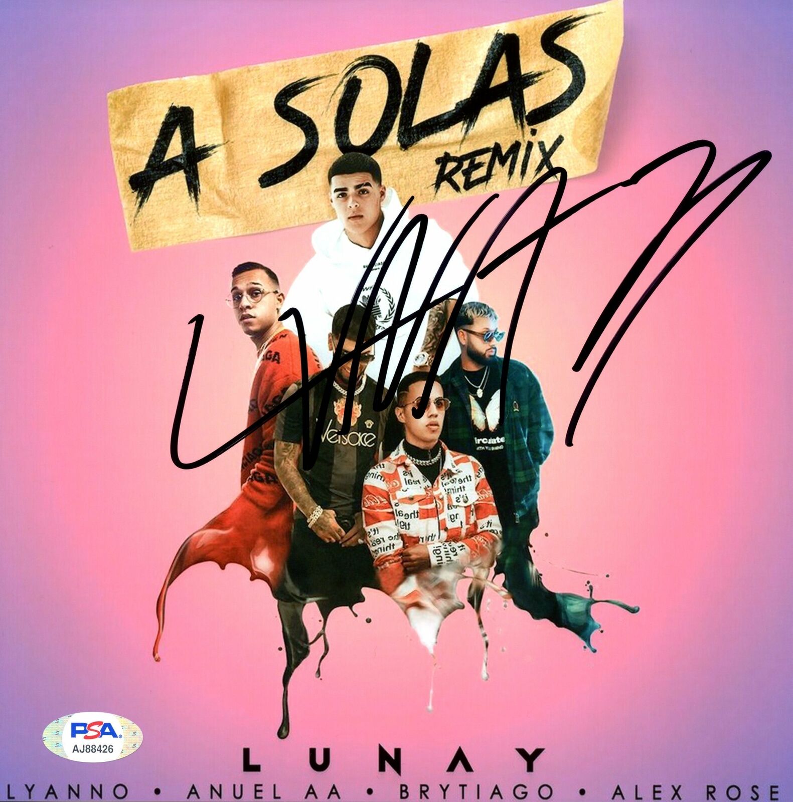 Lunay Signed Autographed 8x8 Photo Poster painting A Solas