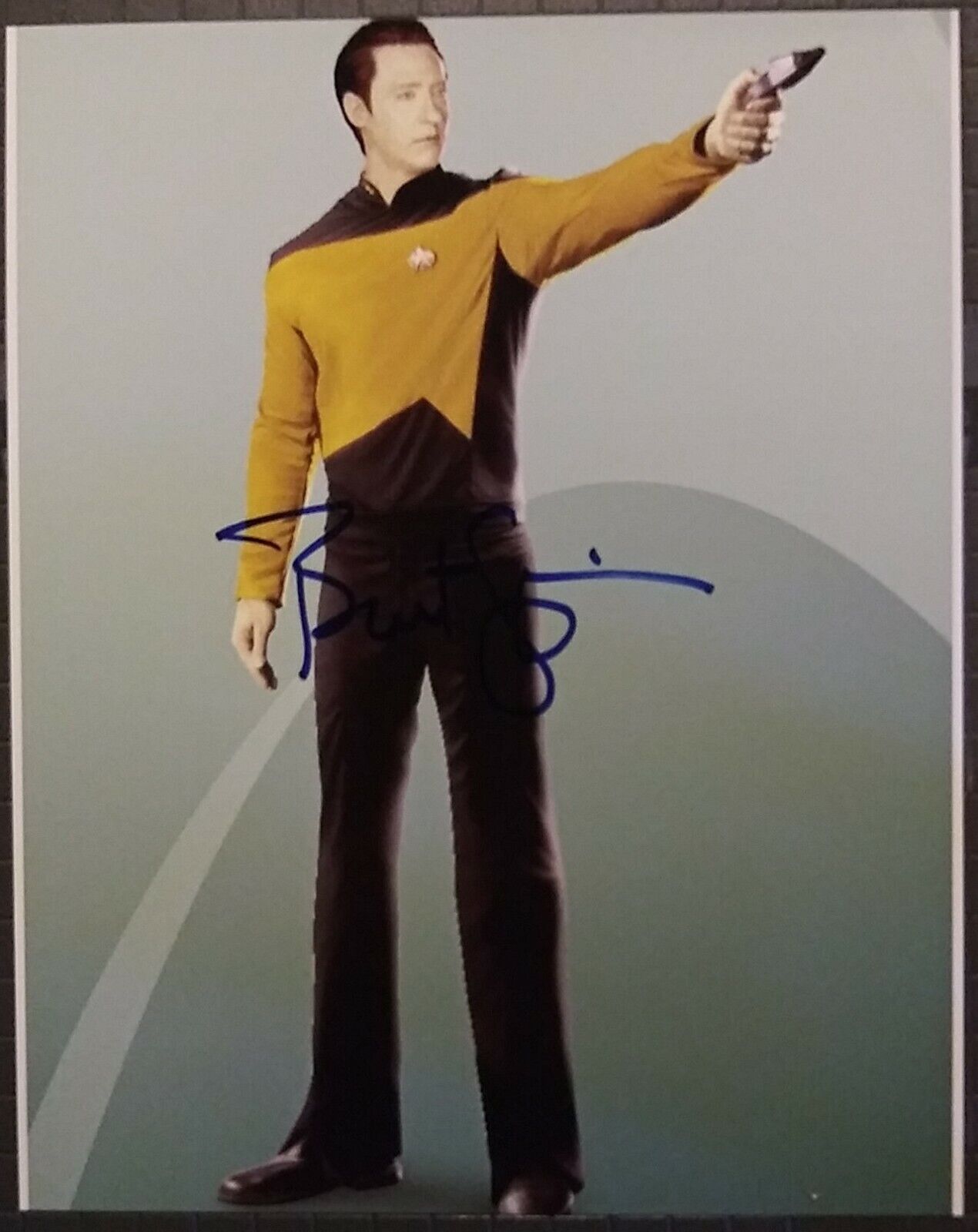 Brent Spiner - Data - signed 8x10