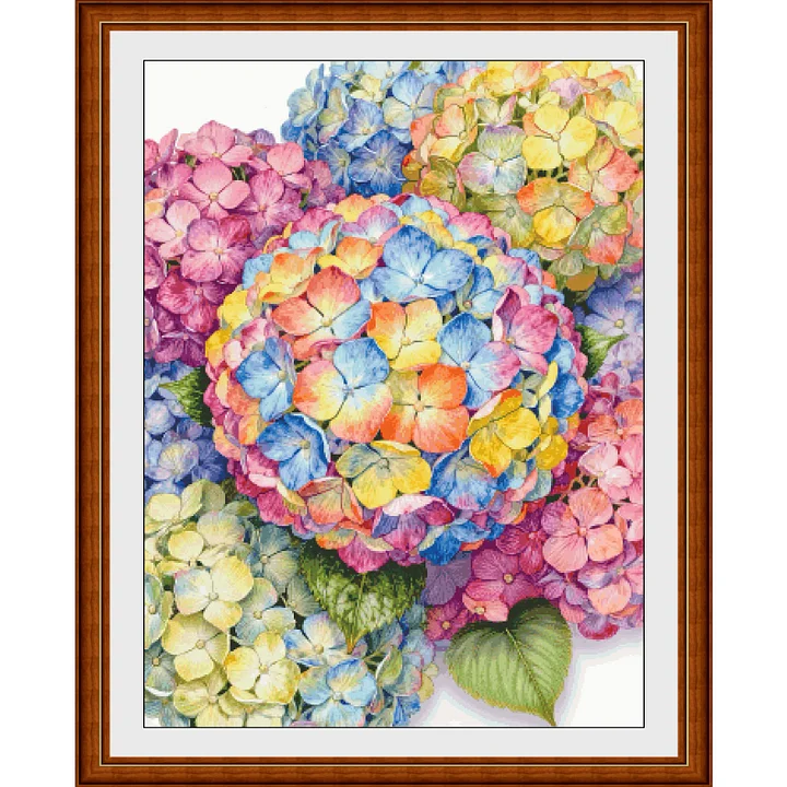 ZZ8169-Assorted Hydrangea]_ 64.20_ Painting Fairy Cross