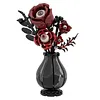 Gothic Floral Flower Model Set Eye-Catching Table Centerpiece Horror Skeleton Bouquet Building Set for Adults Kids Holiday Birthday Gift (Eyeball Flower)