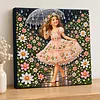 Flower Girl-Diamond Painting Pearl Art Kit(30X30cm)