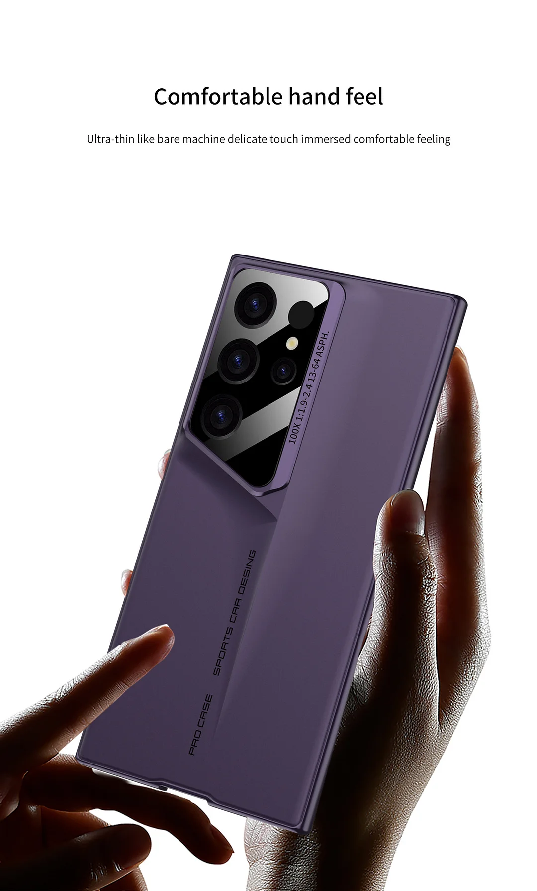 Suitable for Samsung S23/24 mobile phone case bare metal skin-feel mobile phone case