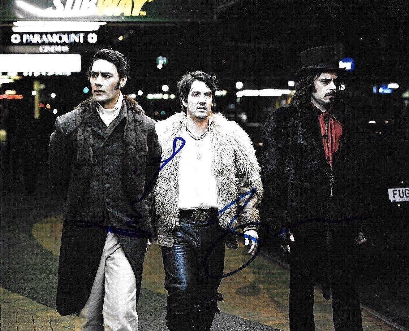 * TAIKA WAITITI & JERMAINE CLEMENT * signed 8x10 Photo Poster painting * WHAT WE DO * COA * 2