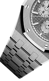 Silver 904L Steel Gray Ruthenium Dial - Watch - 38mm