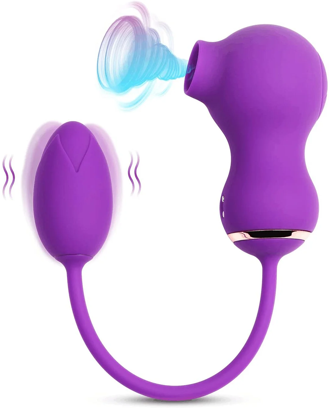 2 in 1 Clit & G-spot Stimulator with 7 Suction & 7 Vibration Modes