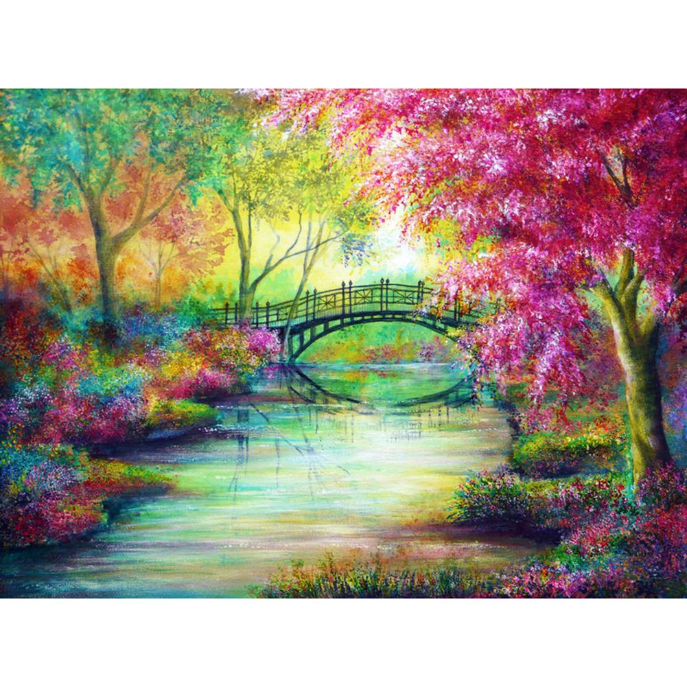 

40*30CM - Color - Round Drill Diamond Painting, 501 Original