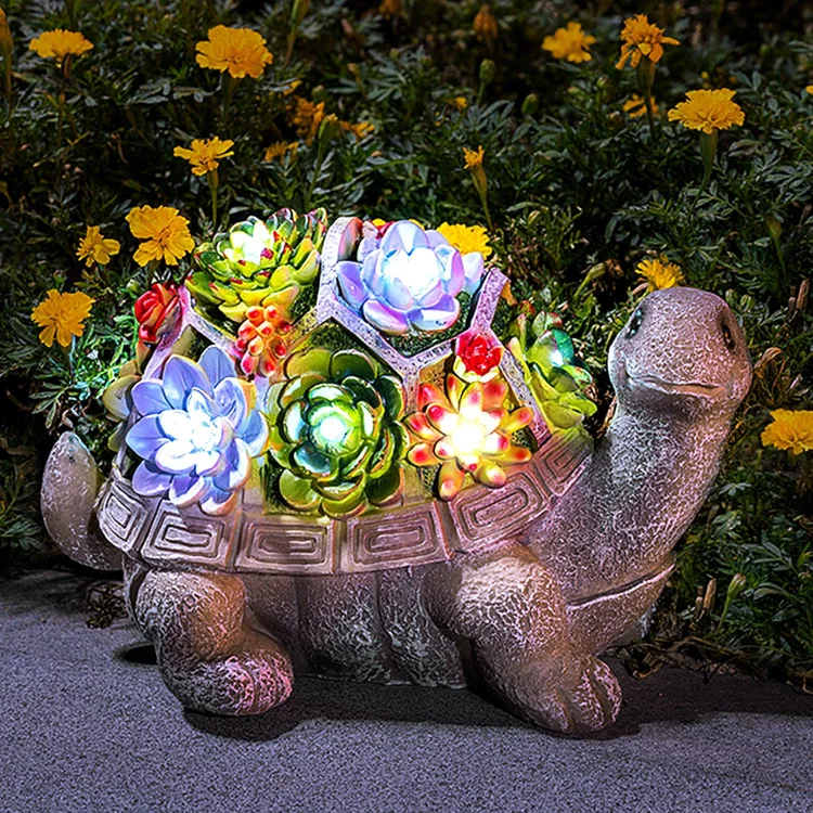 Solar Garden Outdoor Statues 