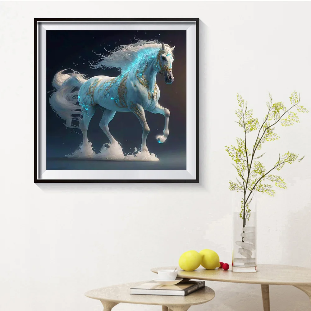 Diamond Painting - Full Round Drill - Horse(Canvas|30*30cm)