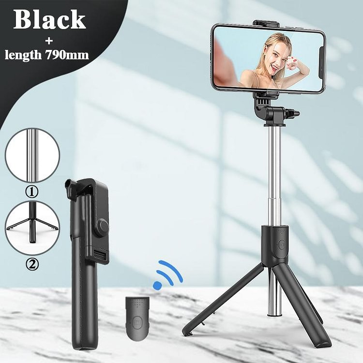 (🌲CHRISTMAS SALE NOW-48% OFF) 6 In 1 Wireless Bluetooth Selfie Stick (BUY 2 FREE SHIPPING