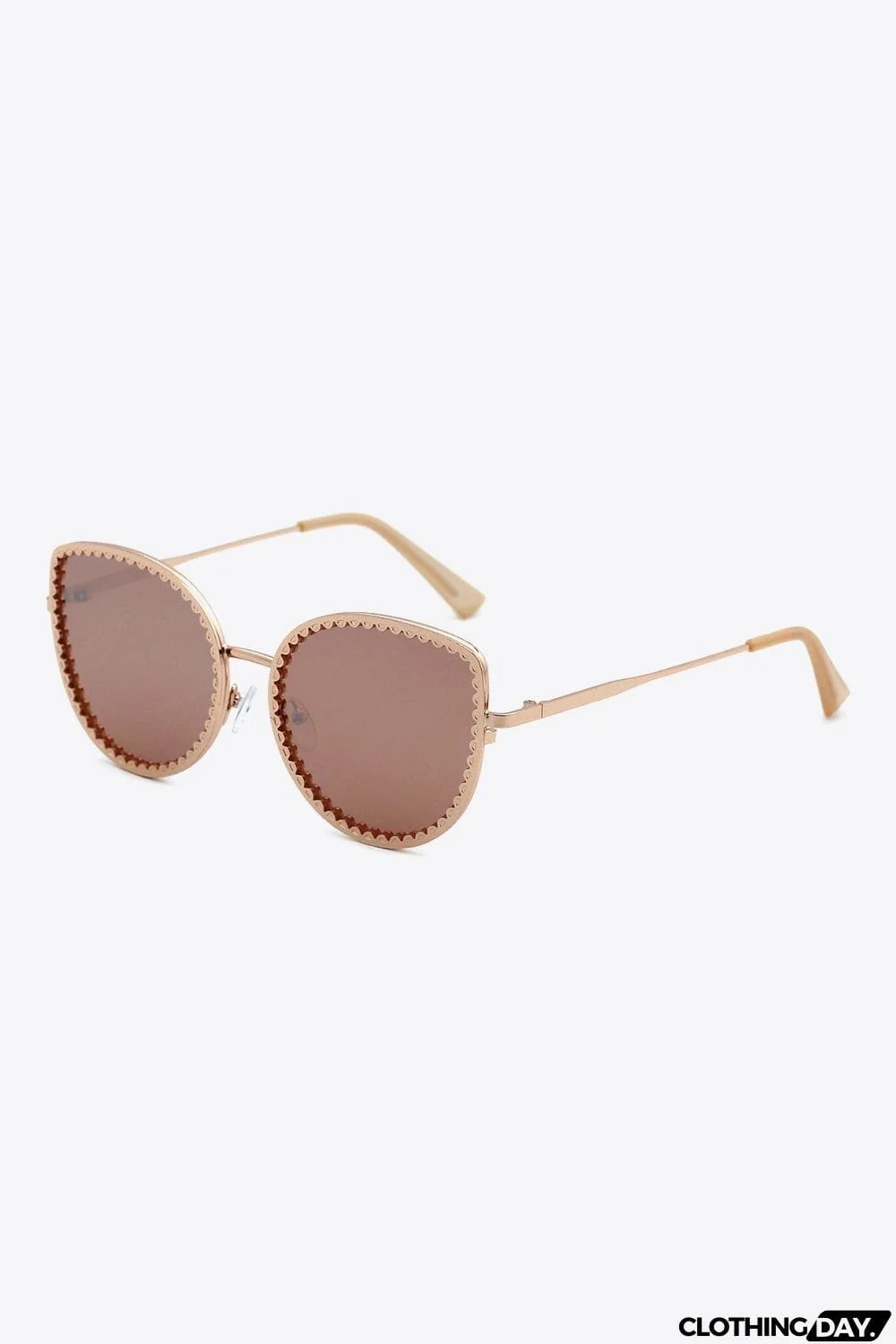 Full Rim Metal Frame Sunglasses