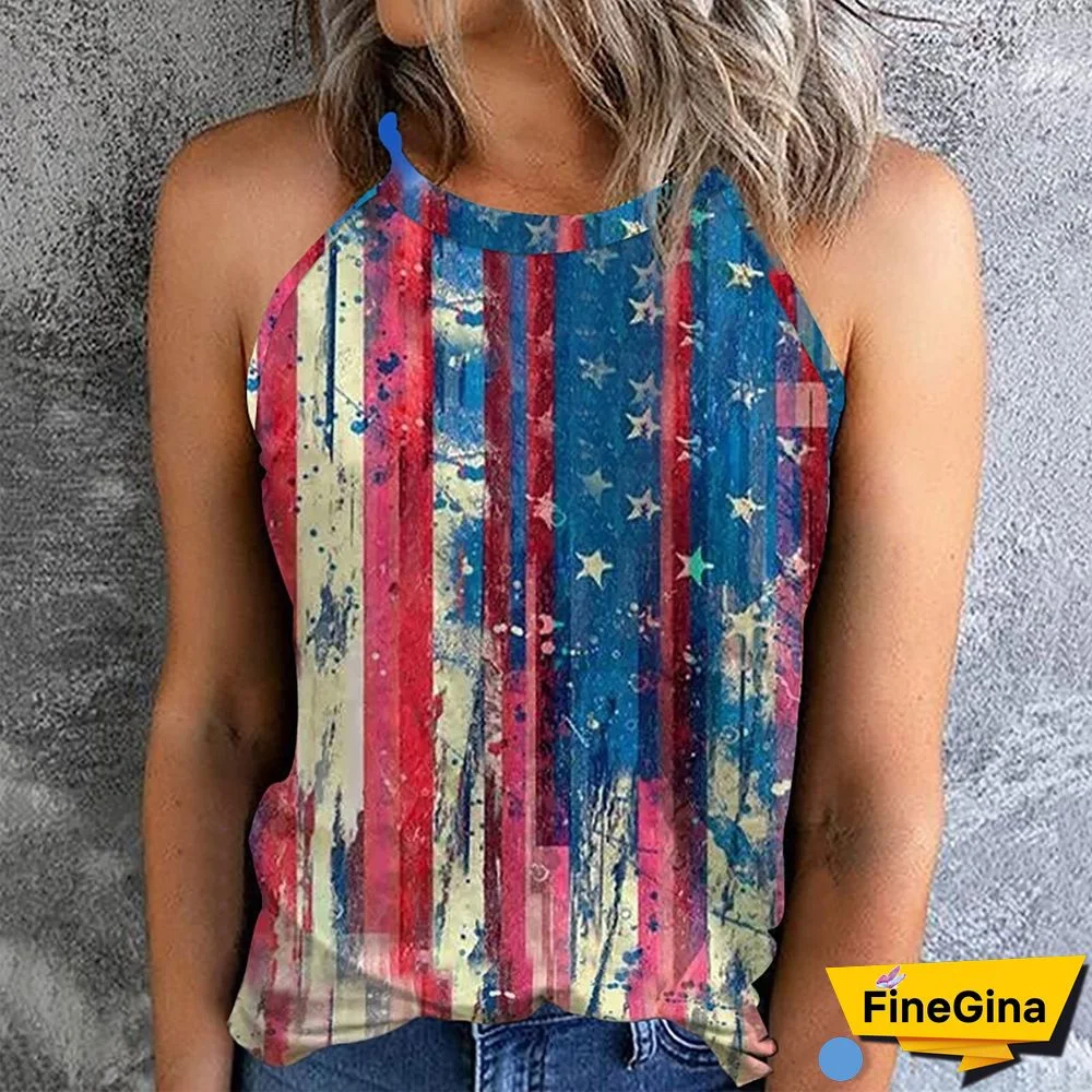 Pattern Summer Women Tank Tops