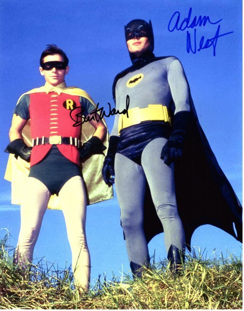 Burt Ward Adam West autographed 11x14 Picture Photo Poster painting signed Pic with COA