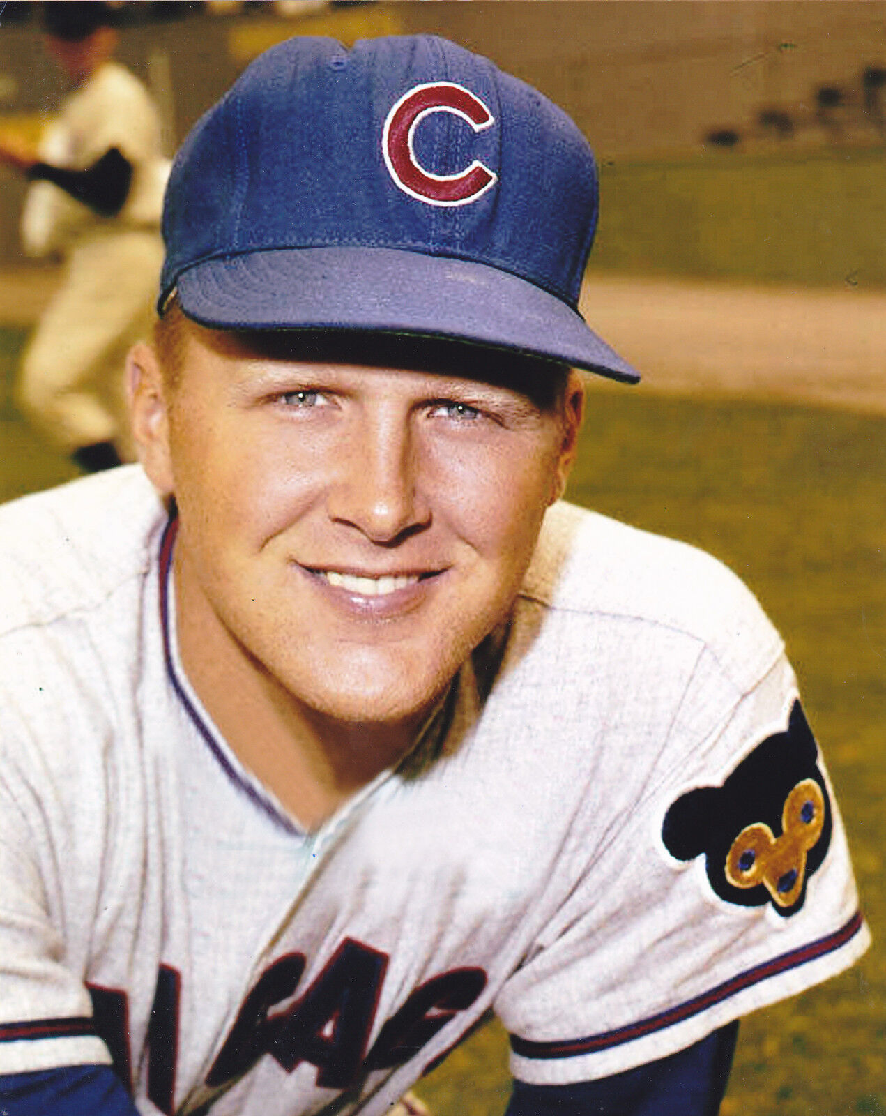 BOB ANDERSON CHICAGO CUBS VINTAGE COLOR 8x10 Photo Poster painting