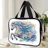 DIY Pferd Diamant Kunst Strass Make-up Tasche Transparent PVC Aufbewahrungspack Geschenk